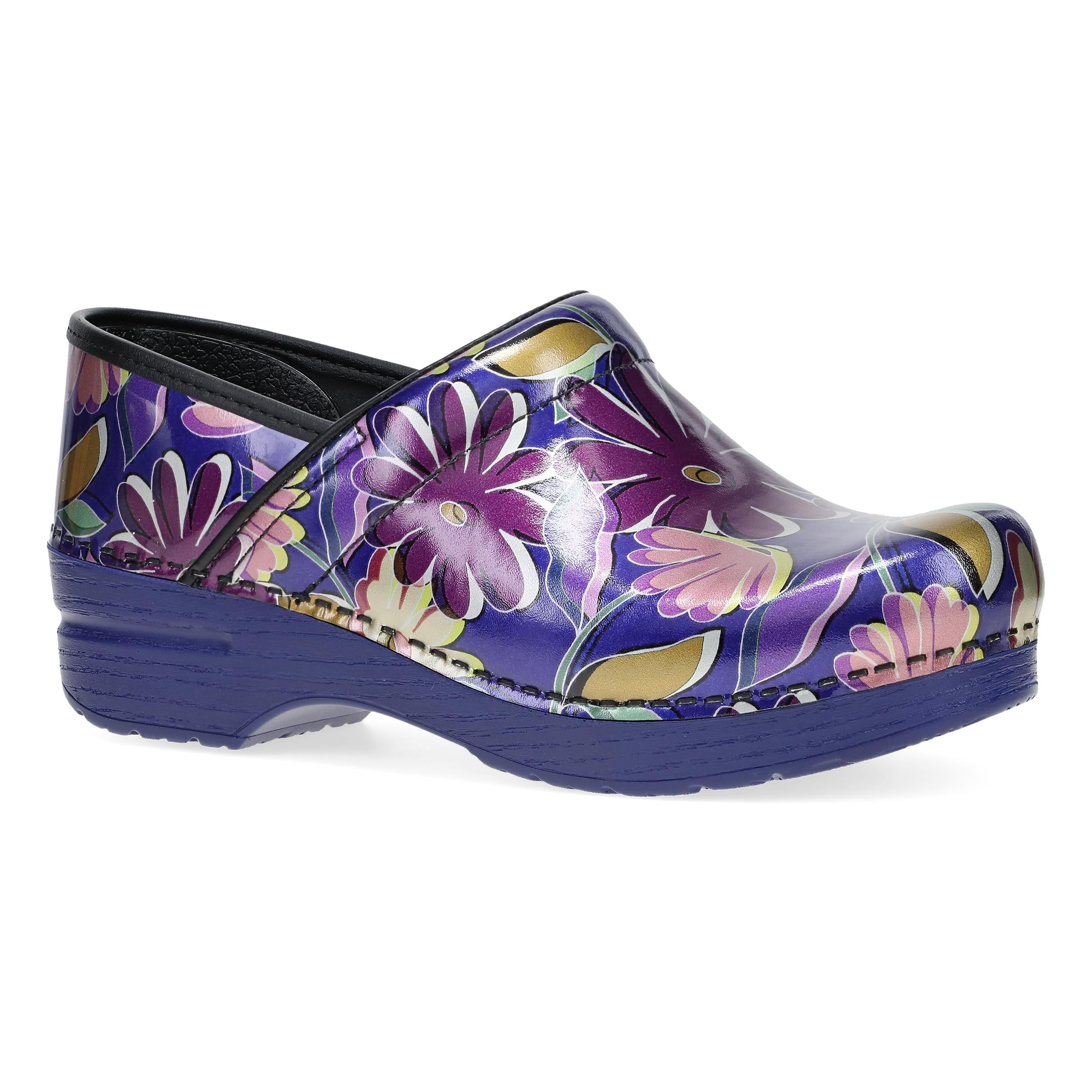 Indigo Floral Patent Professional Bag