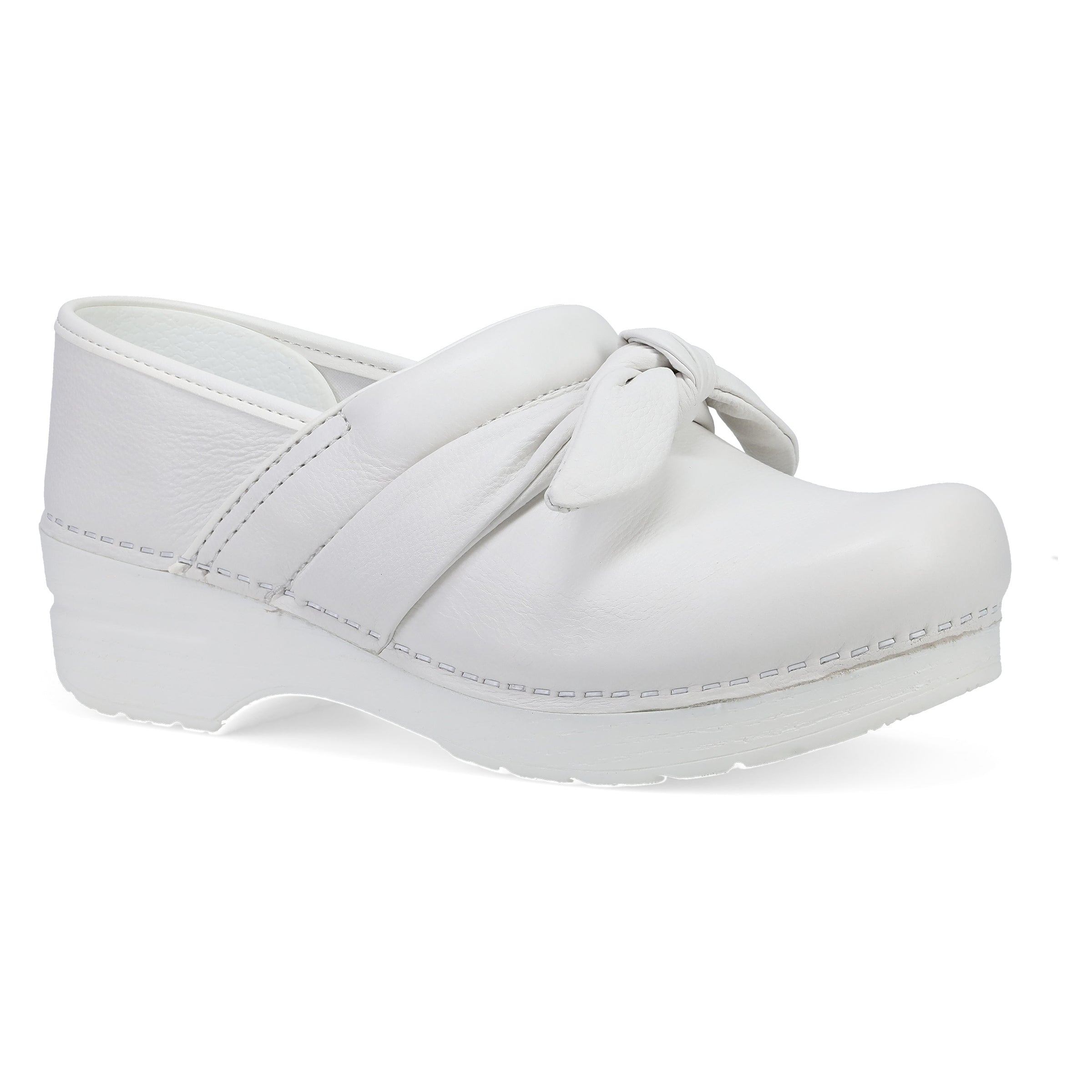 Premium White Nappa Leather Pro Bow