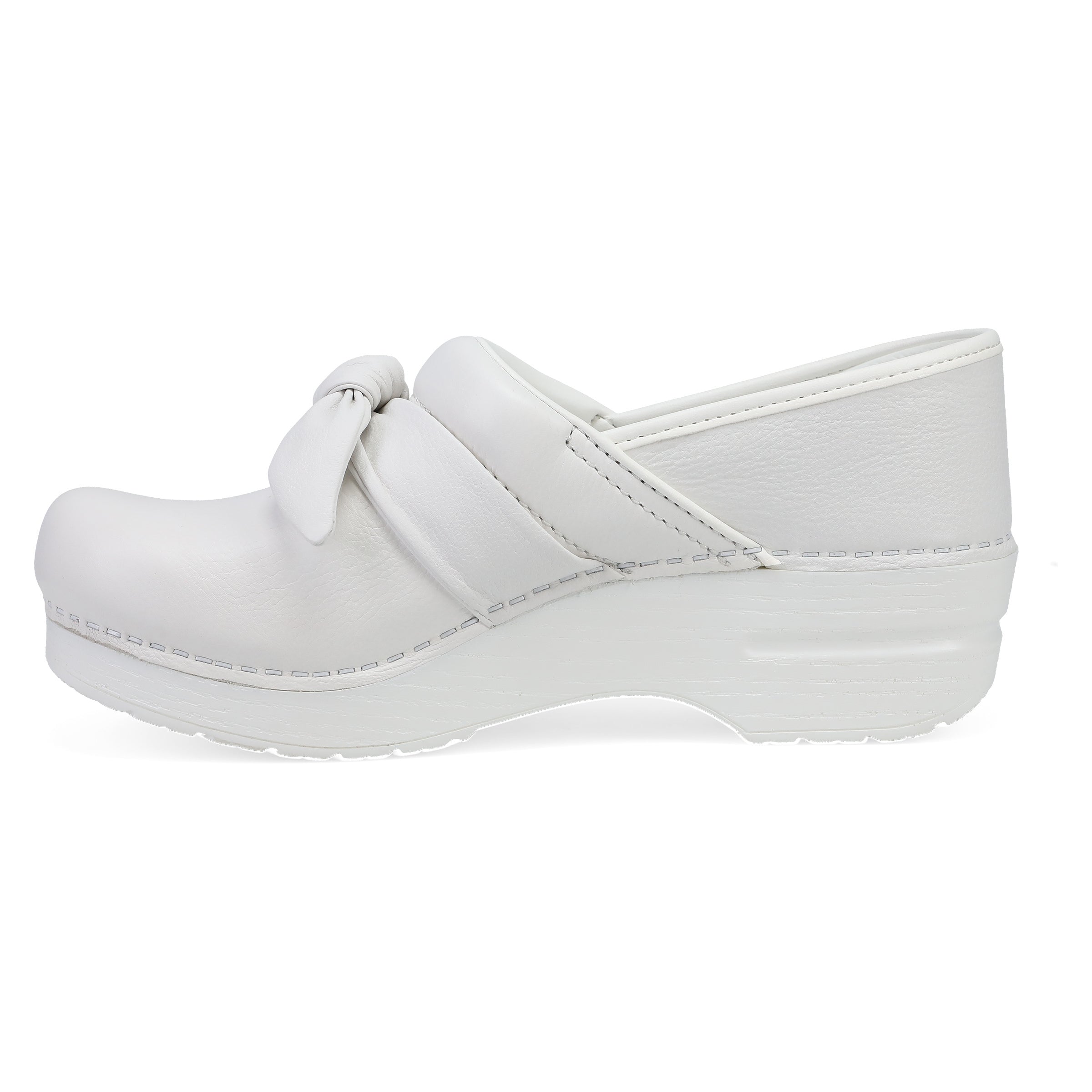 Premium White Nappa Leather Pro Bow