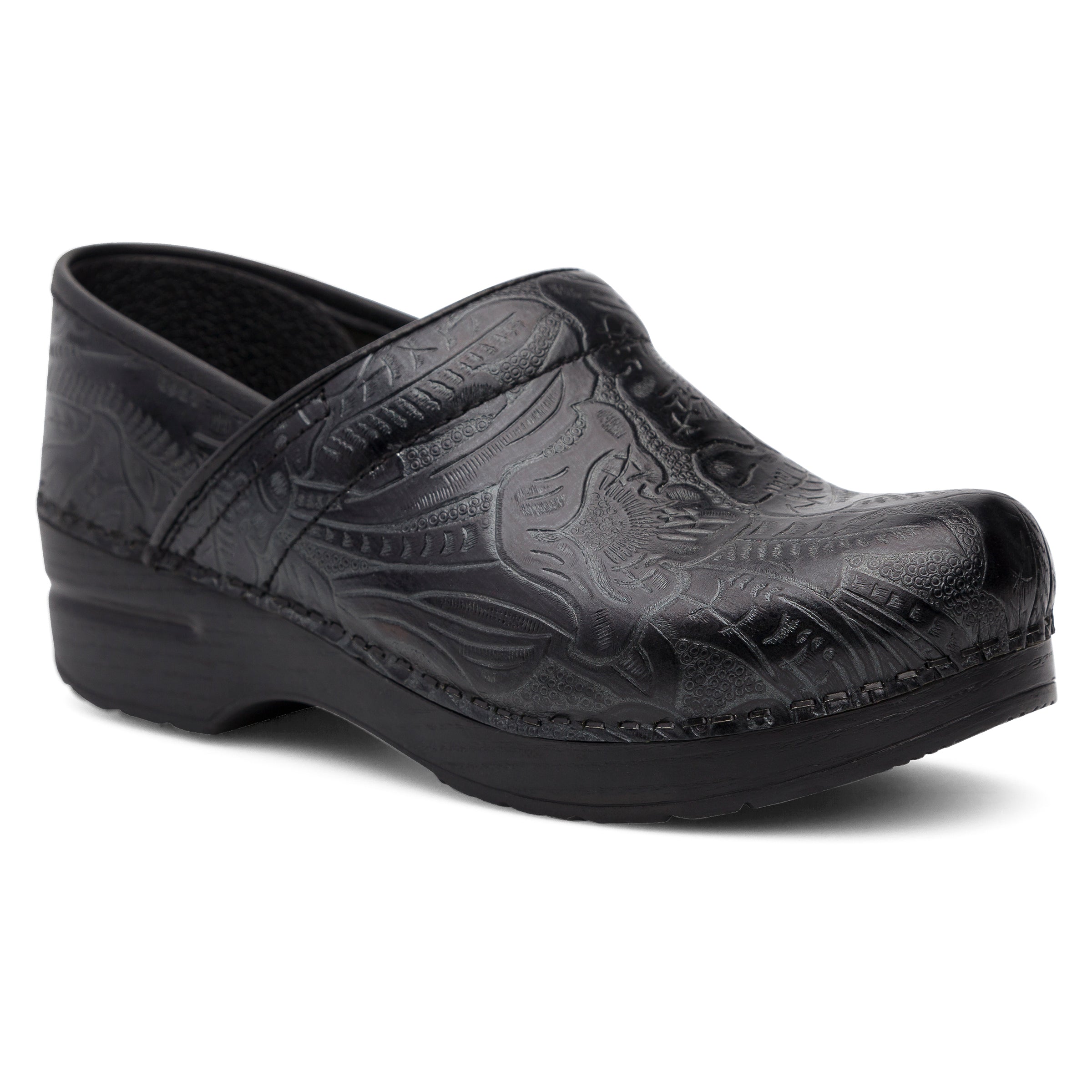 Premium Black Tooled Leather for Professionals