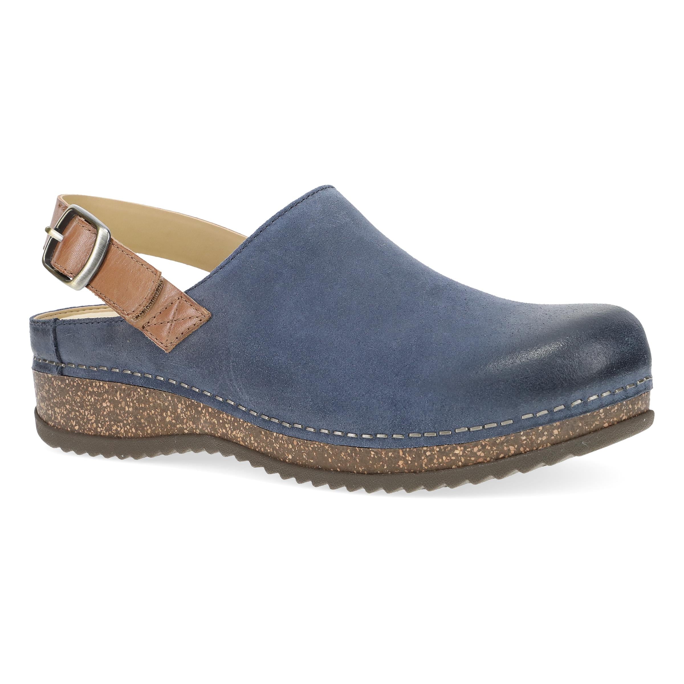 Burnished Suede Merrin Blue Shoes