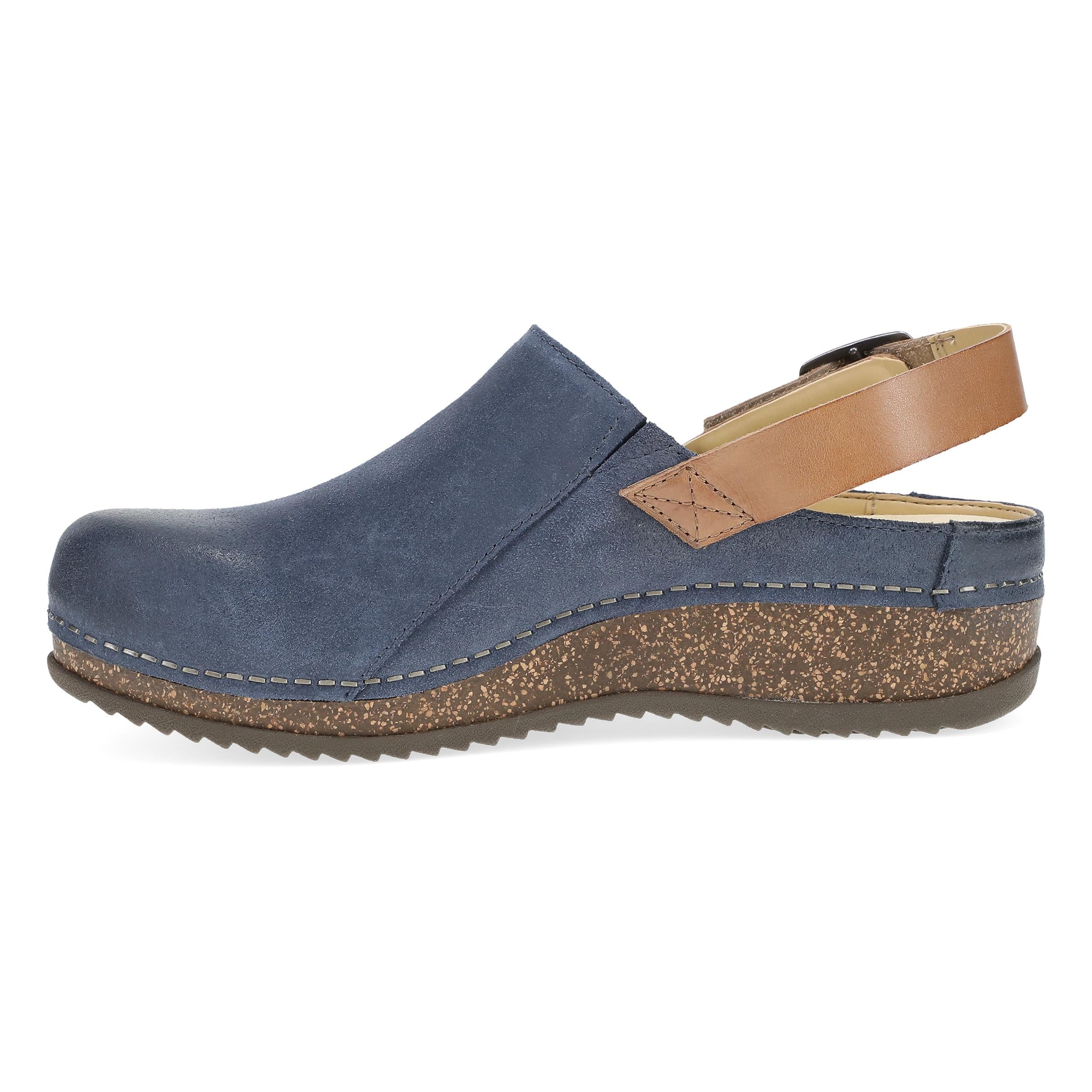 Burnished Suede Merrin Blue Shoes