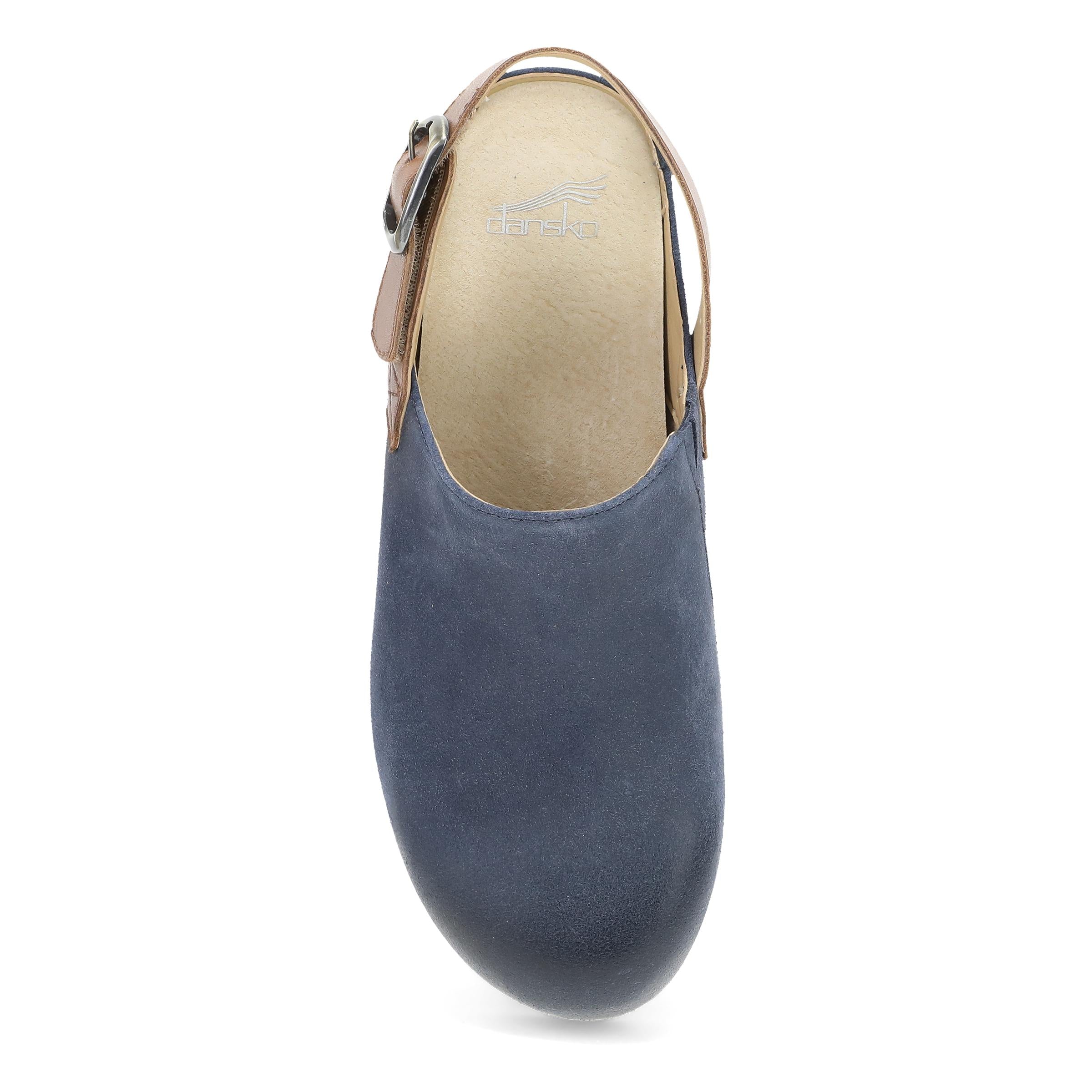 Burnished Suede Merrin Blue Shoes