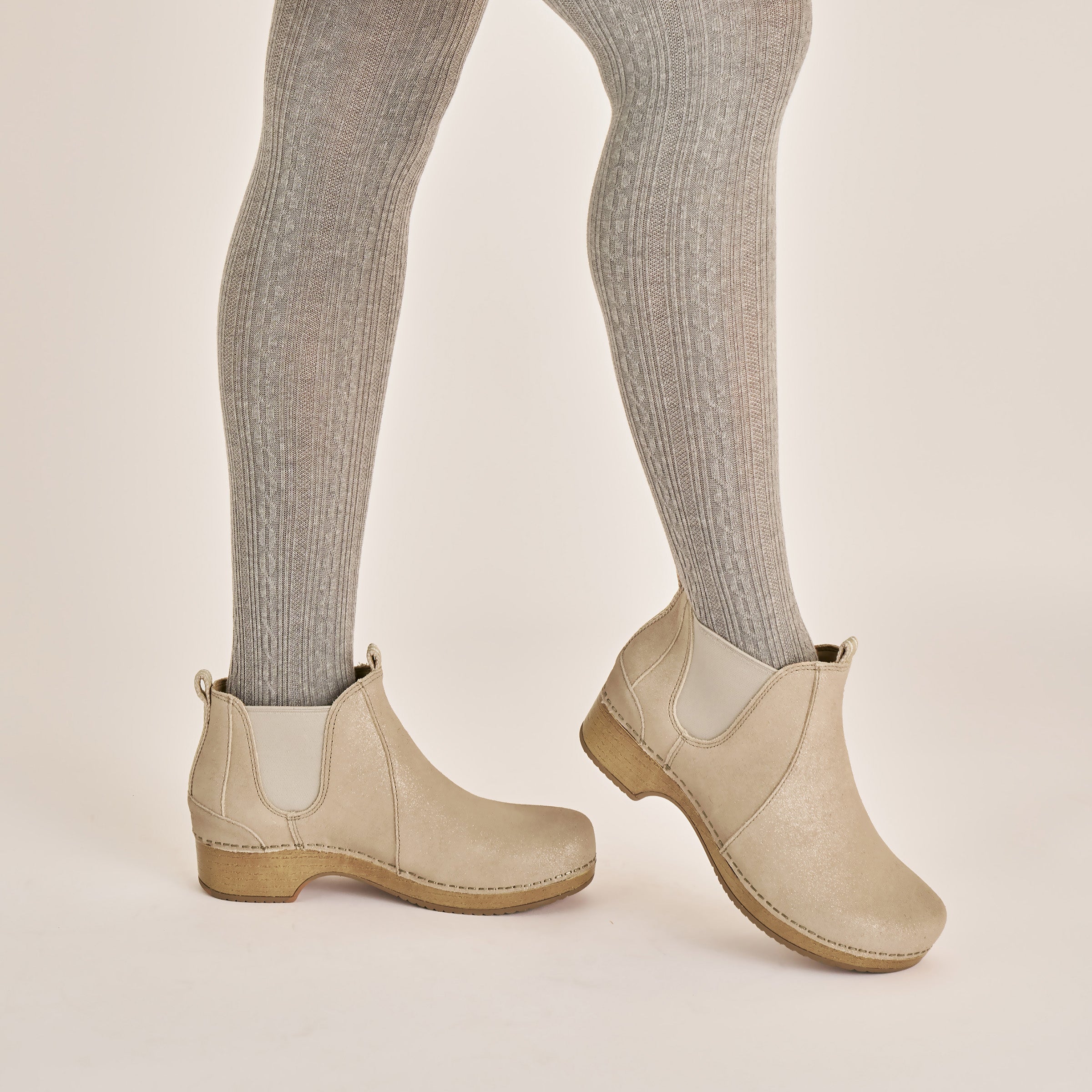 Champagne Suede Shoes by Becka