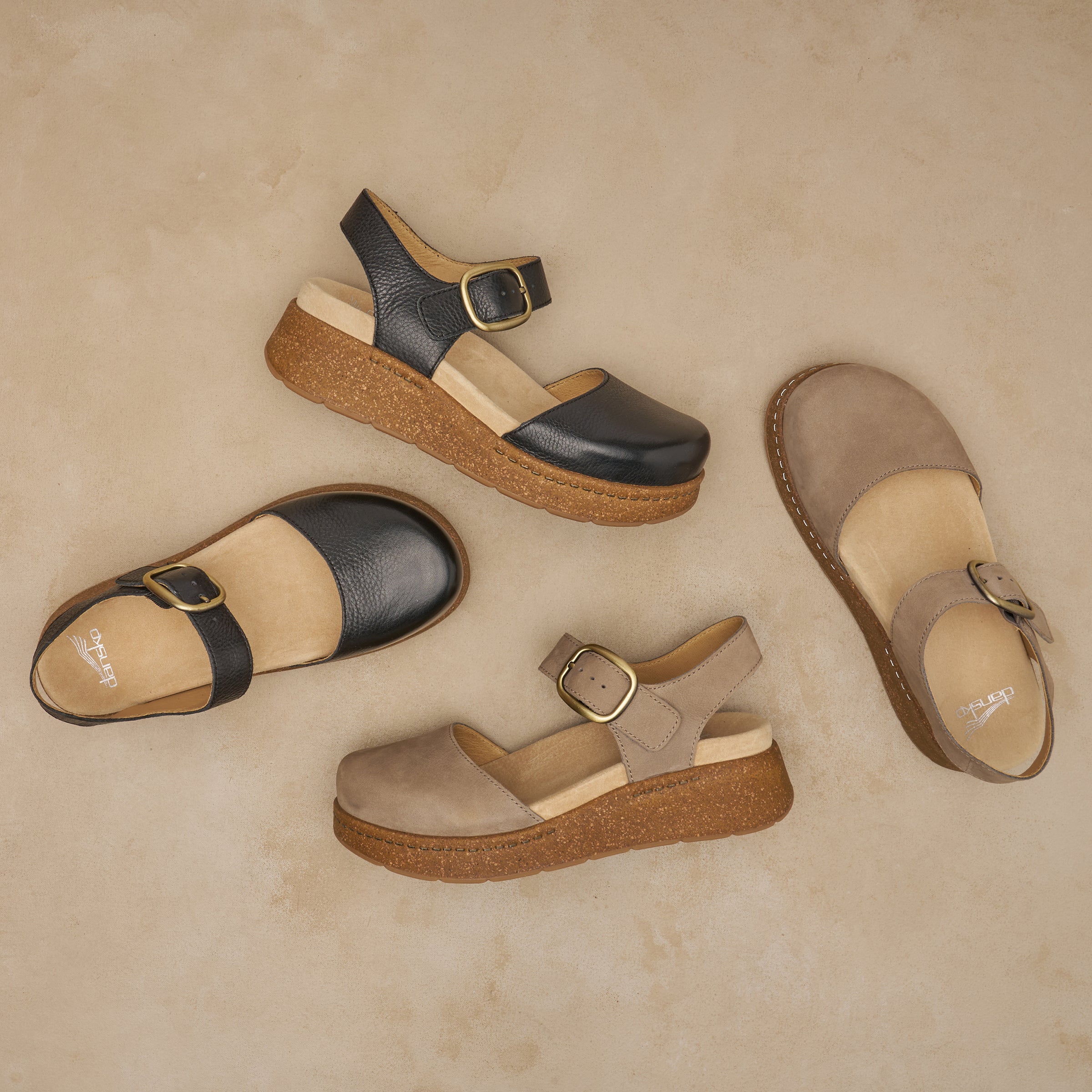 Taupe Milled Nubuck Leather