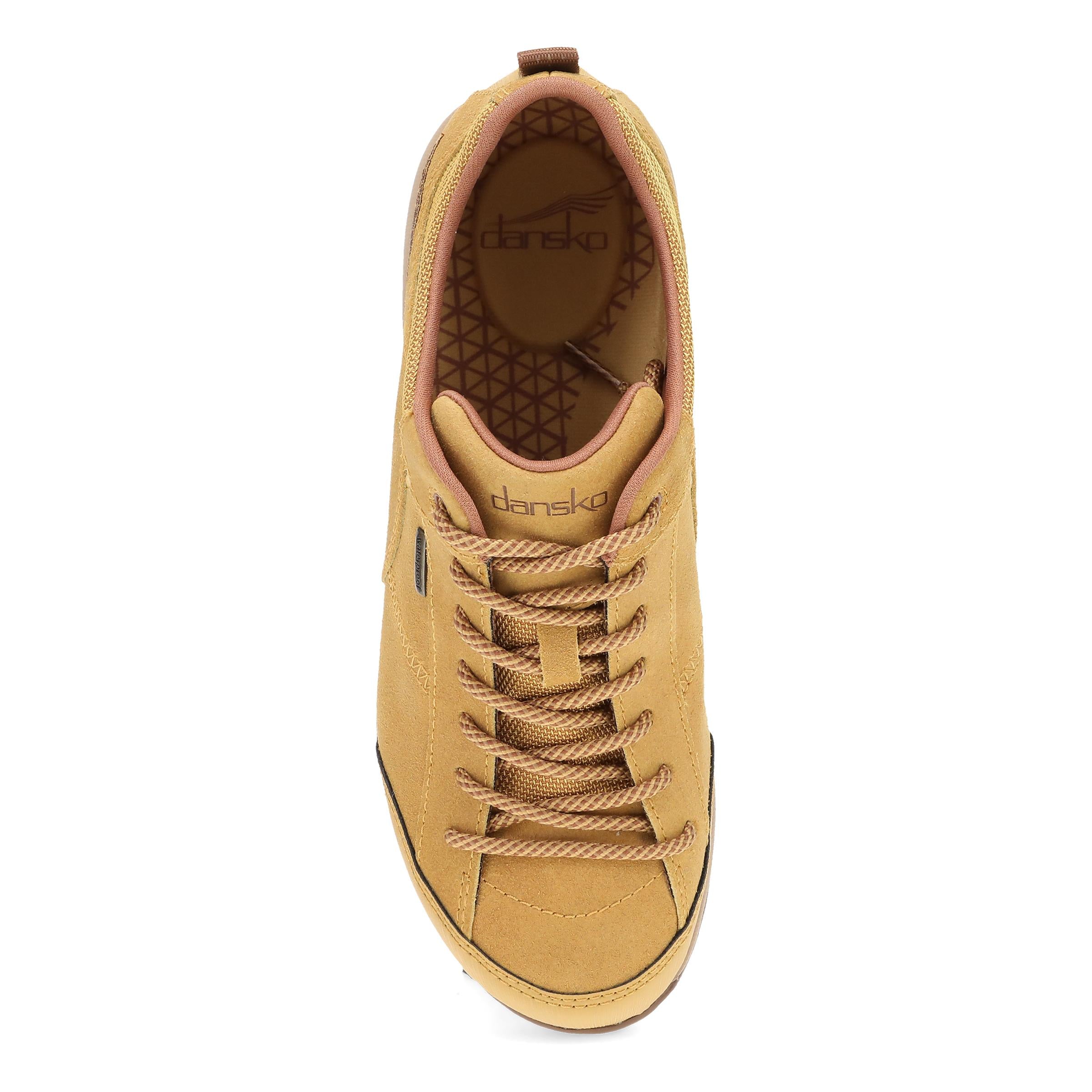 Burnished Suede Paisley Wheat Shoes