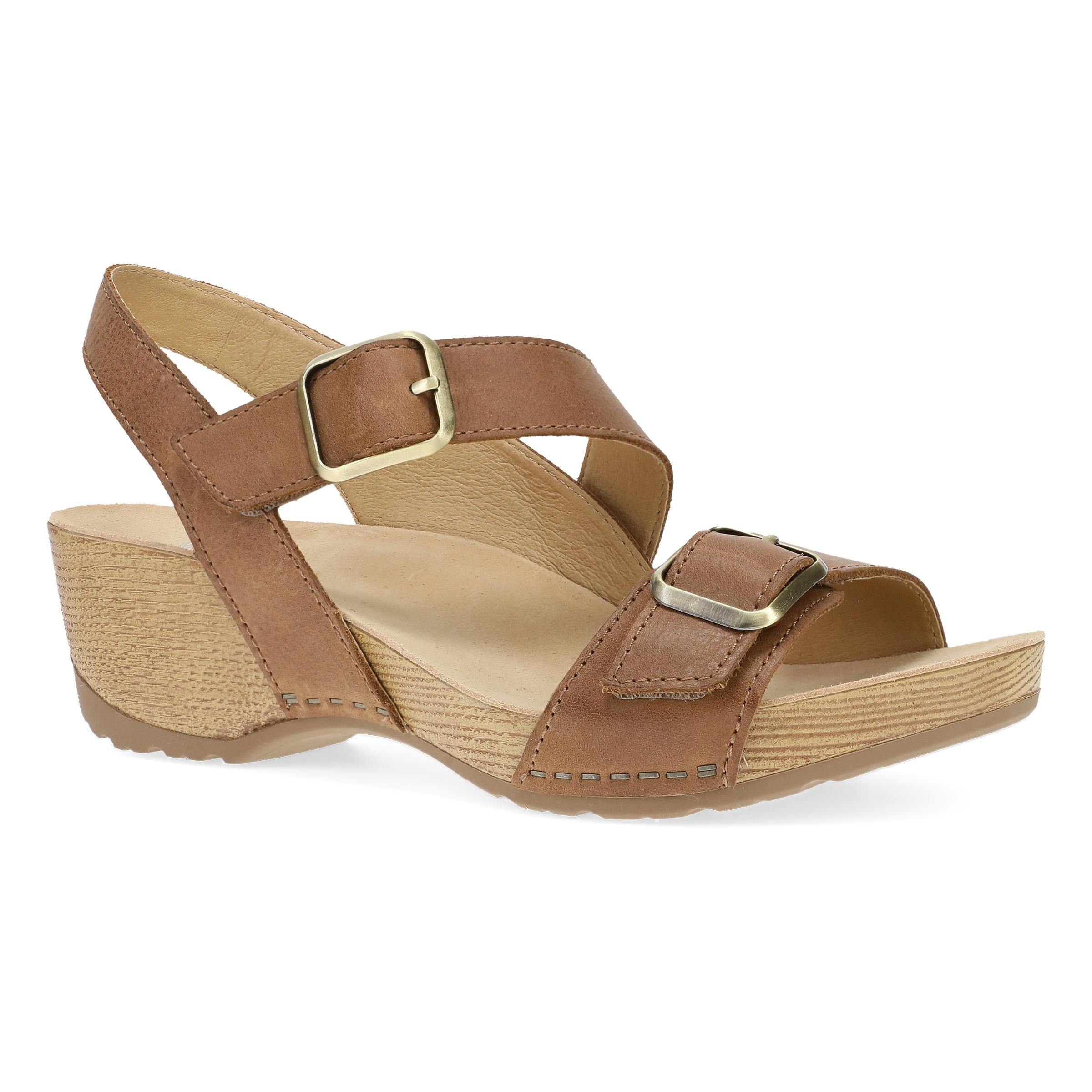 Burnished Nubuck Trinity Tan Shoes
