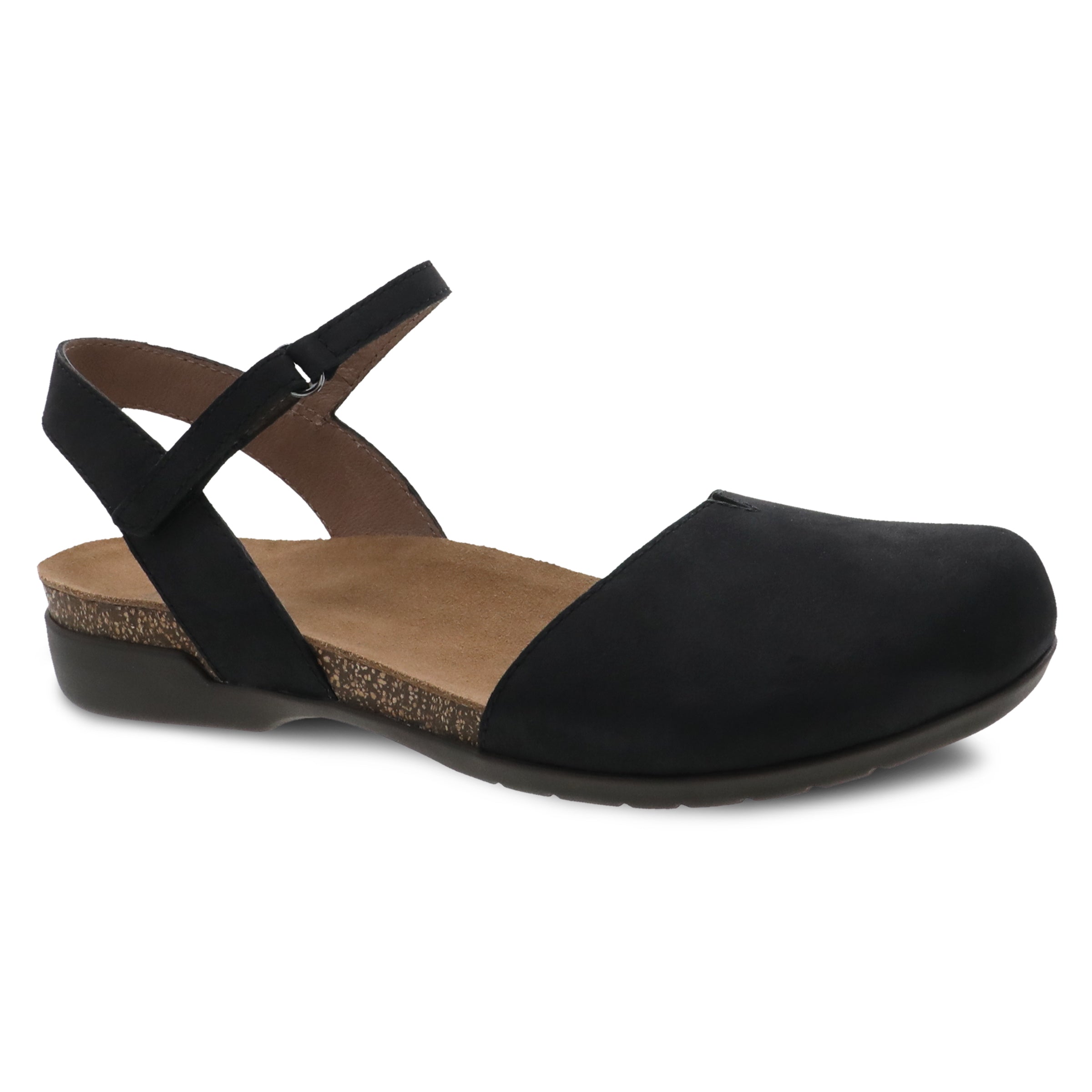 Black Nubuck Leather for Crafting