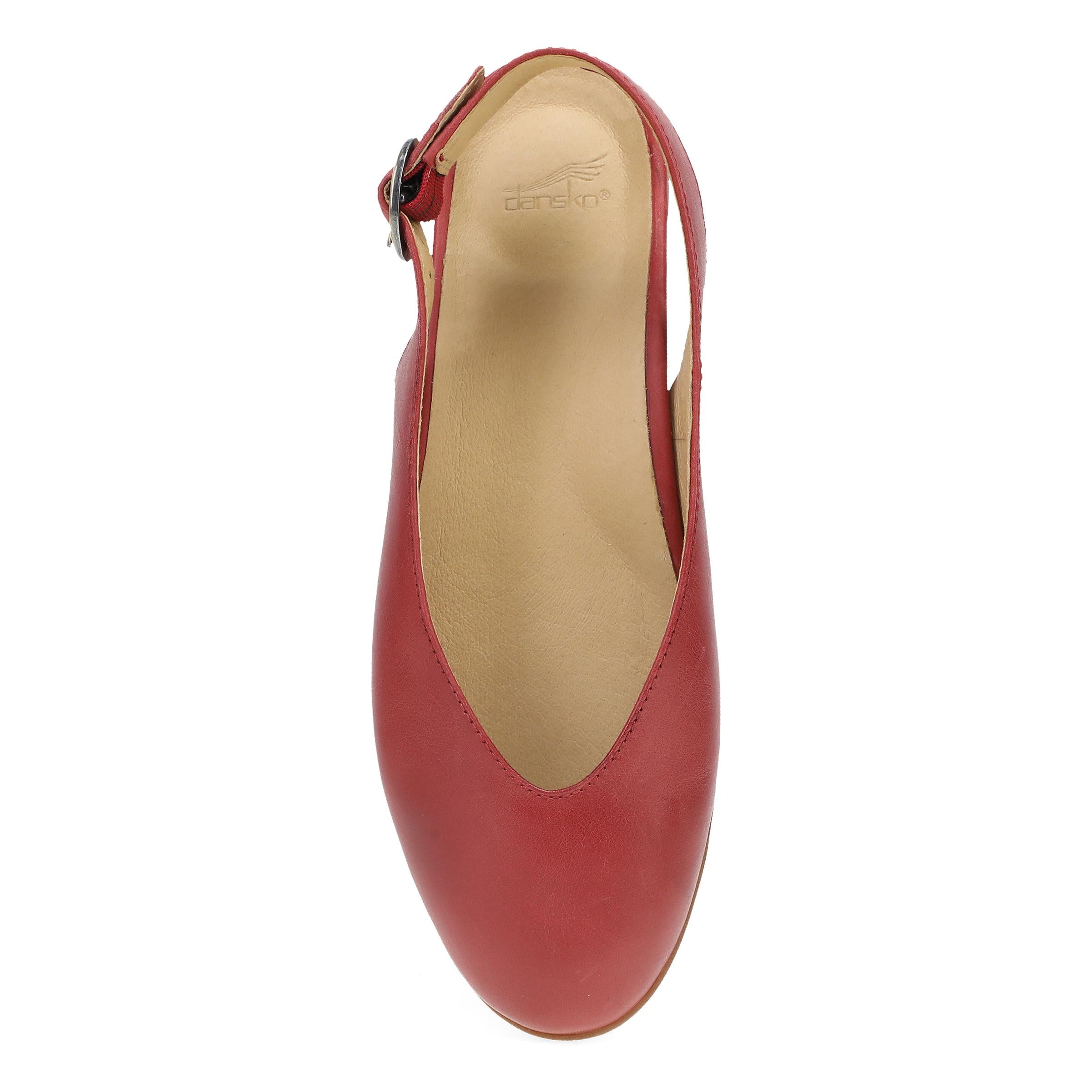 Lea Red Nappa Leather Handbag