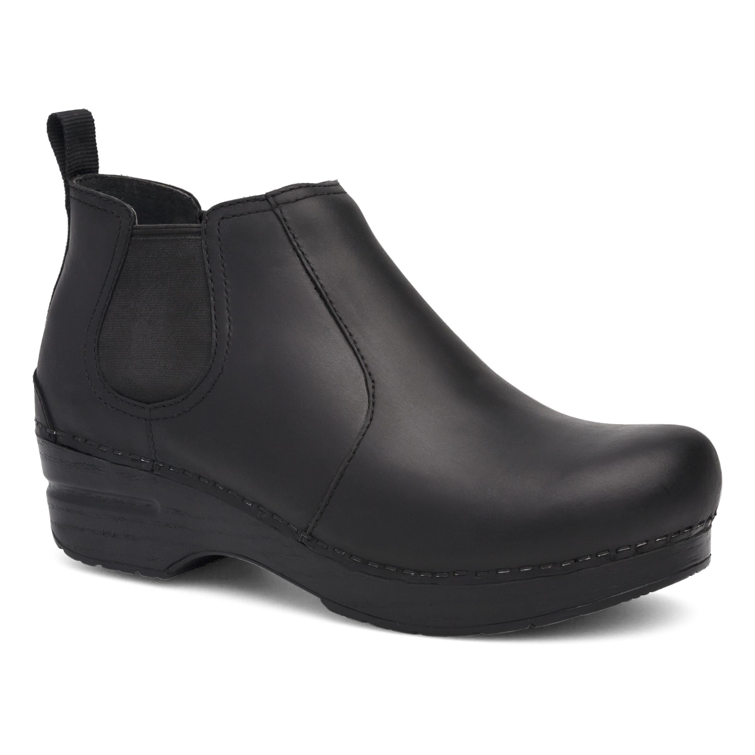 Frankie Black Oiled Leather Boots for Men