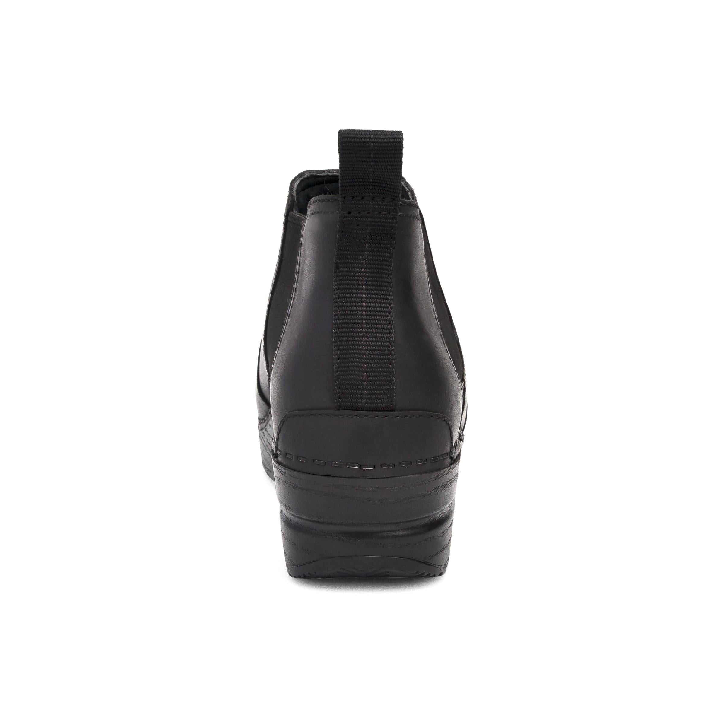 Frankie Black Oiled Leather Boots for Men