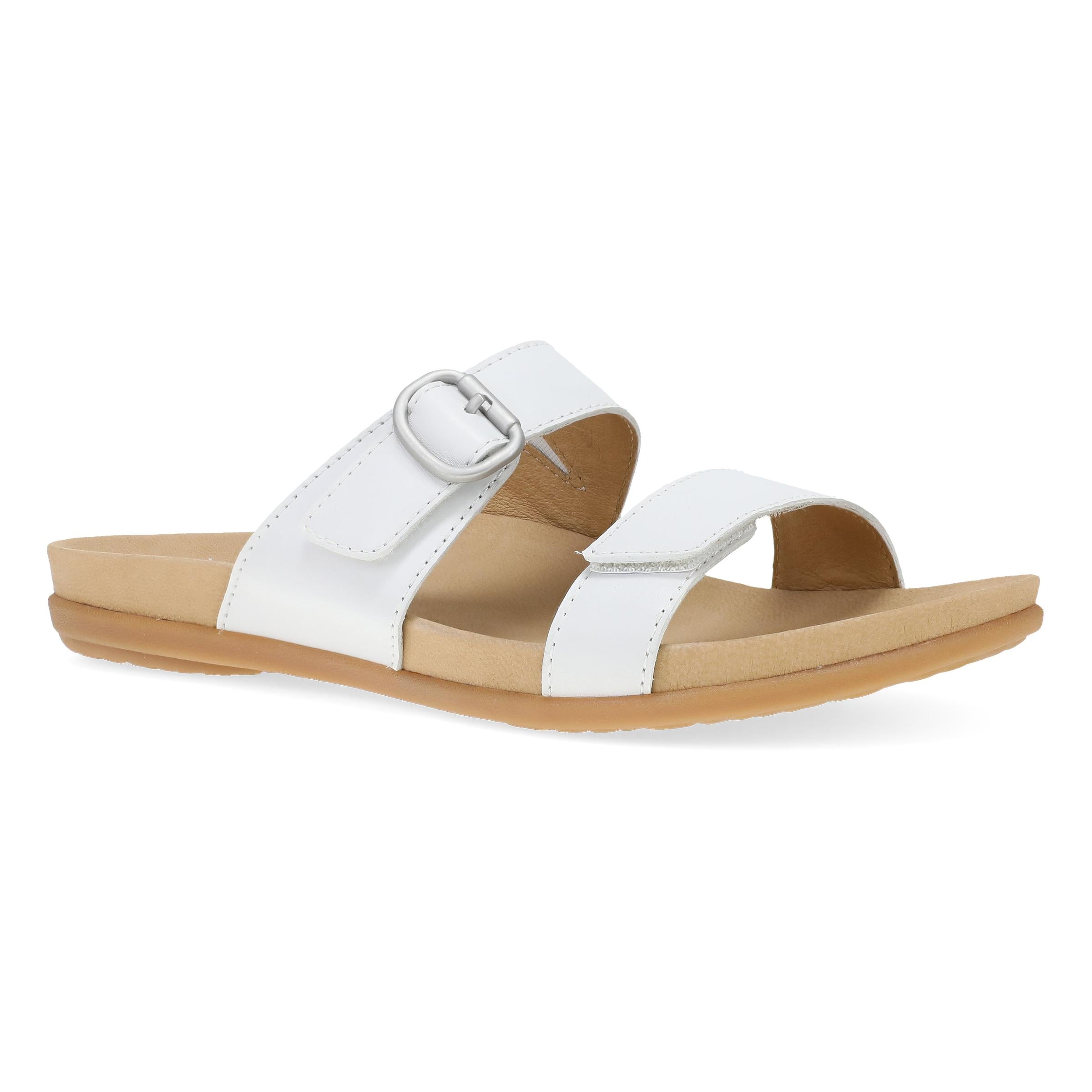Justine White Full Grain Leather