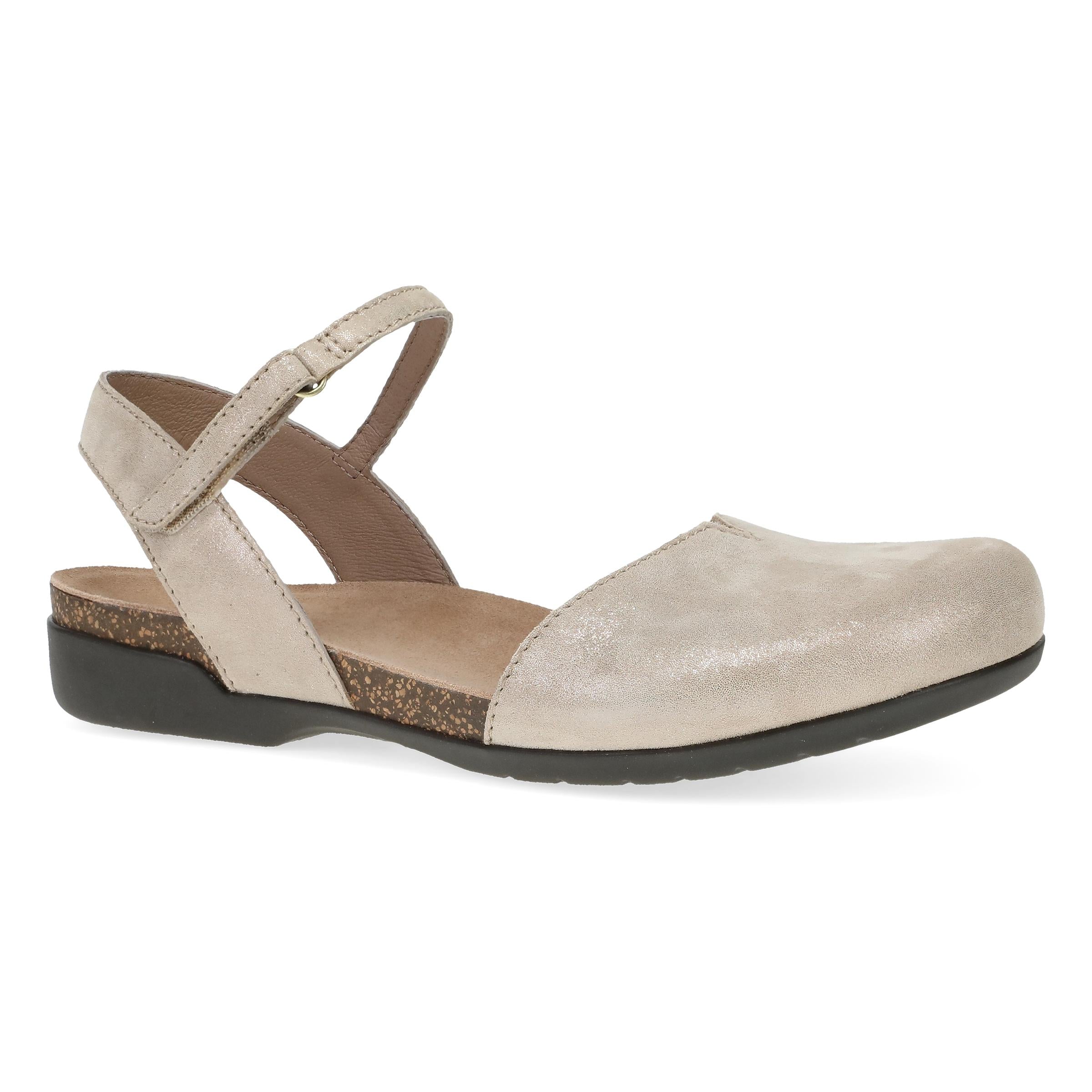 Sparkle Suede Shoes in Beige