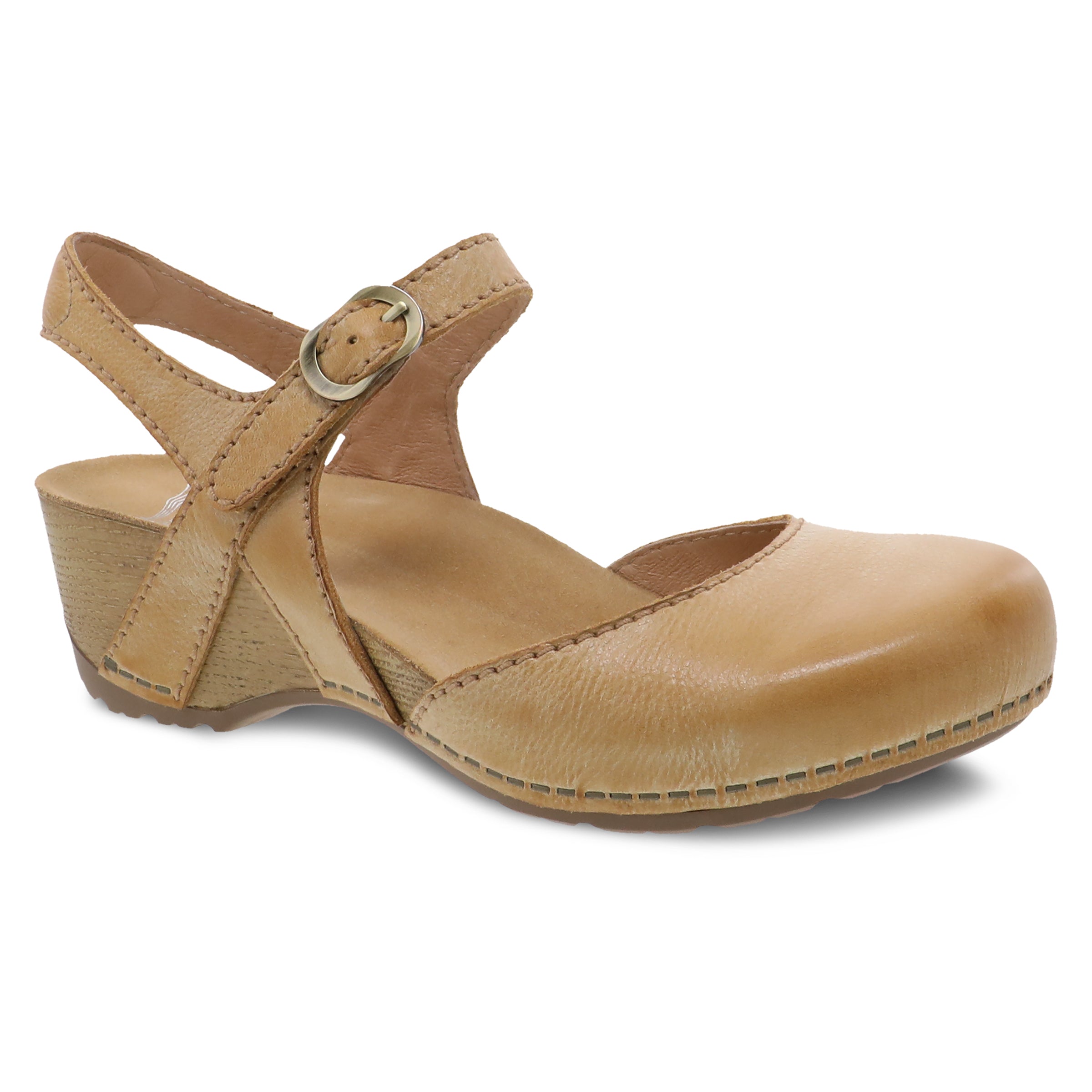 Tiffani Tan Burnished Milled Leather
