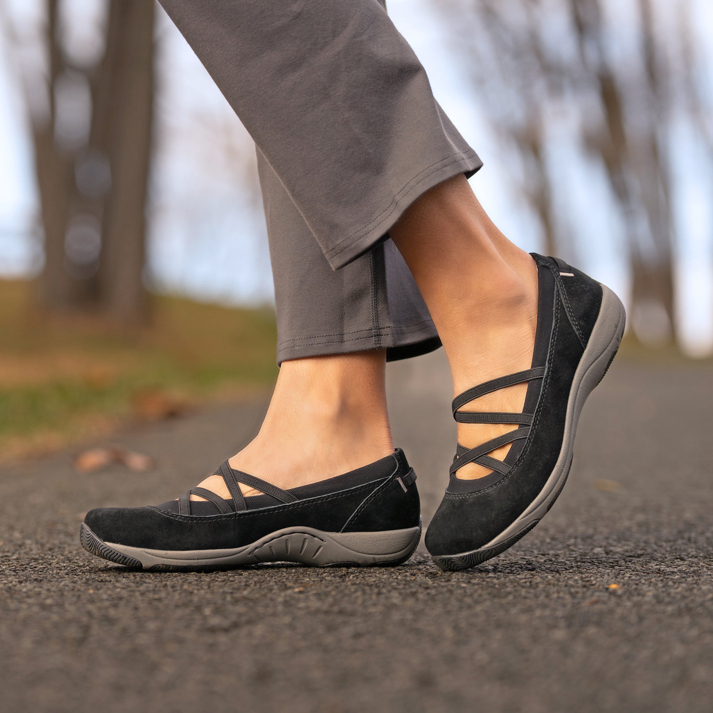 Black Suede Shoes by Harper
