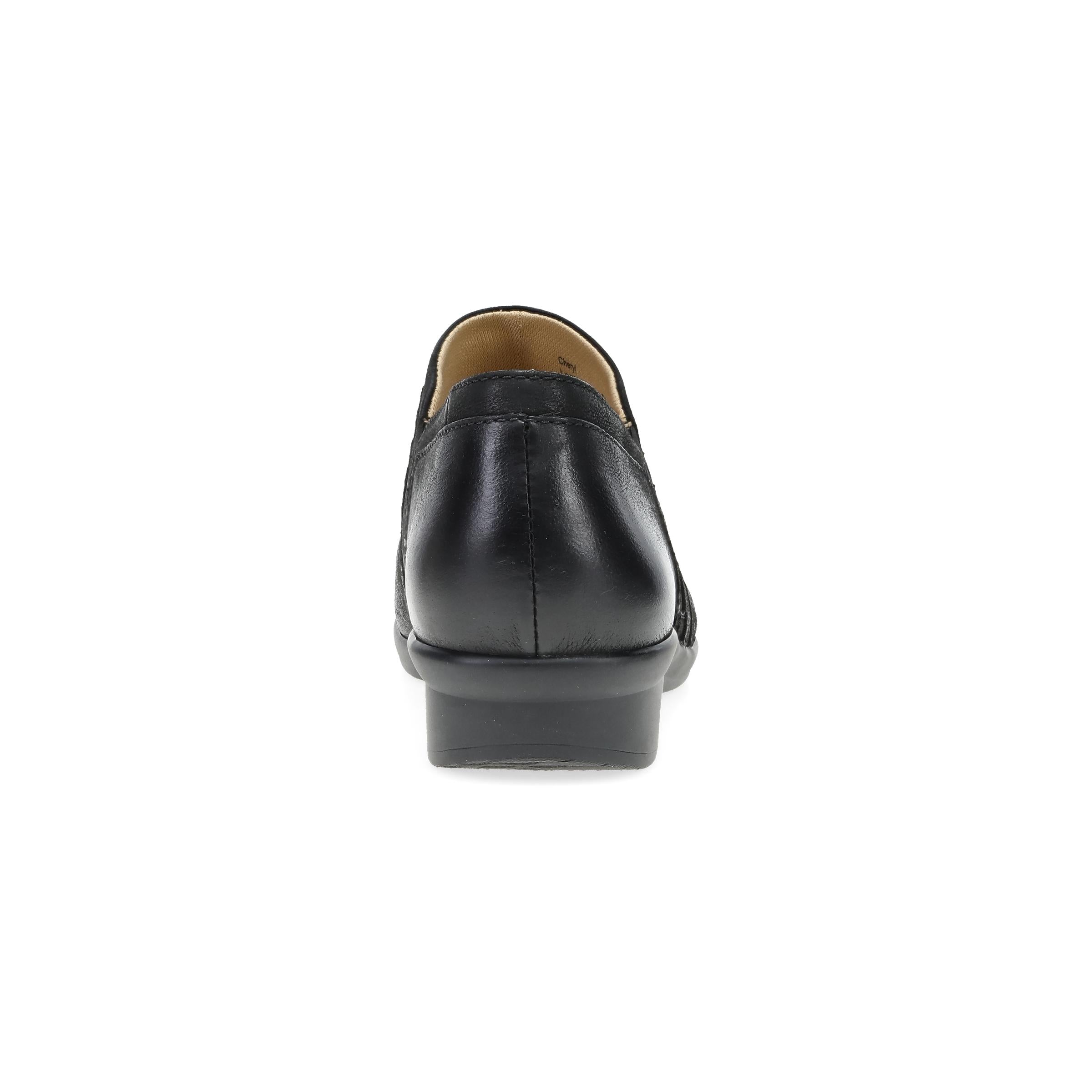 Black Burnished Nubuck Leather