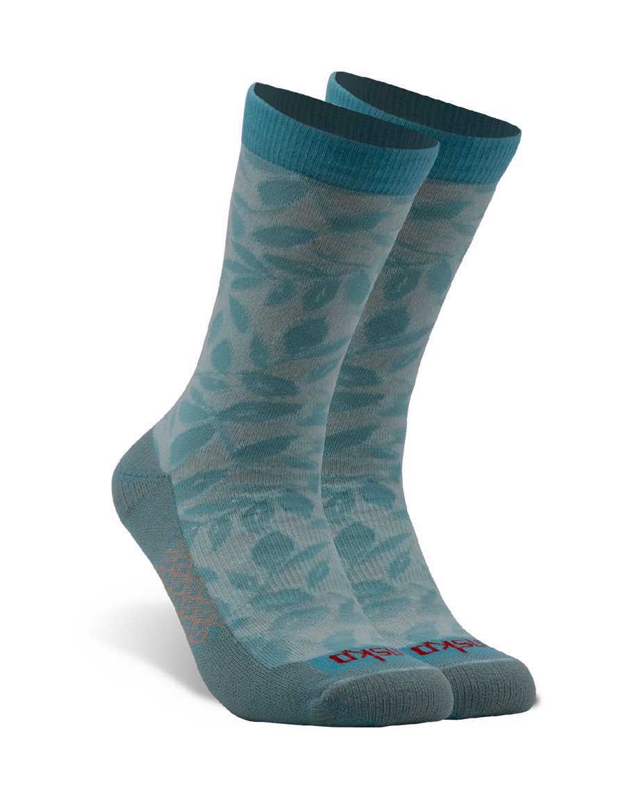 Teal Bloom Crew for Stylish Comfort