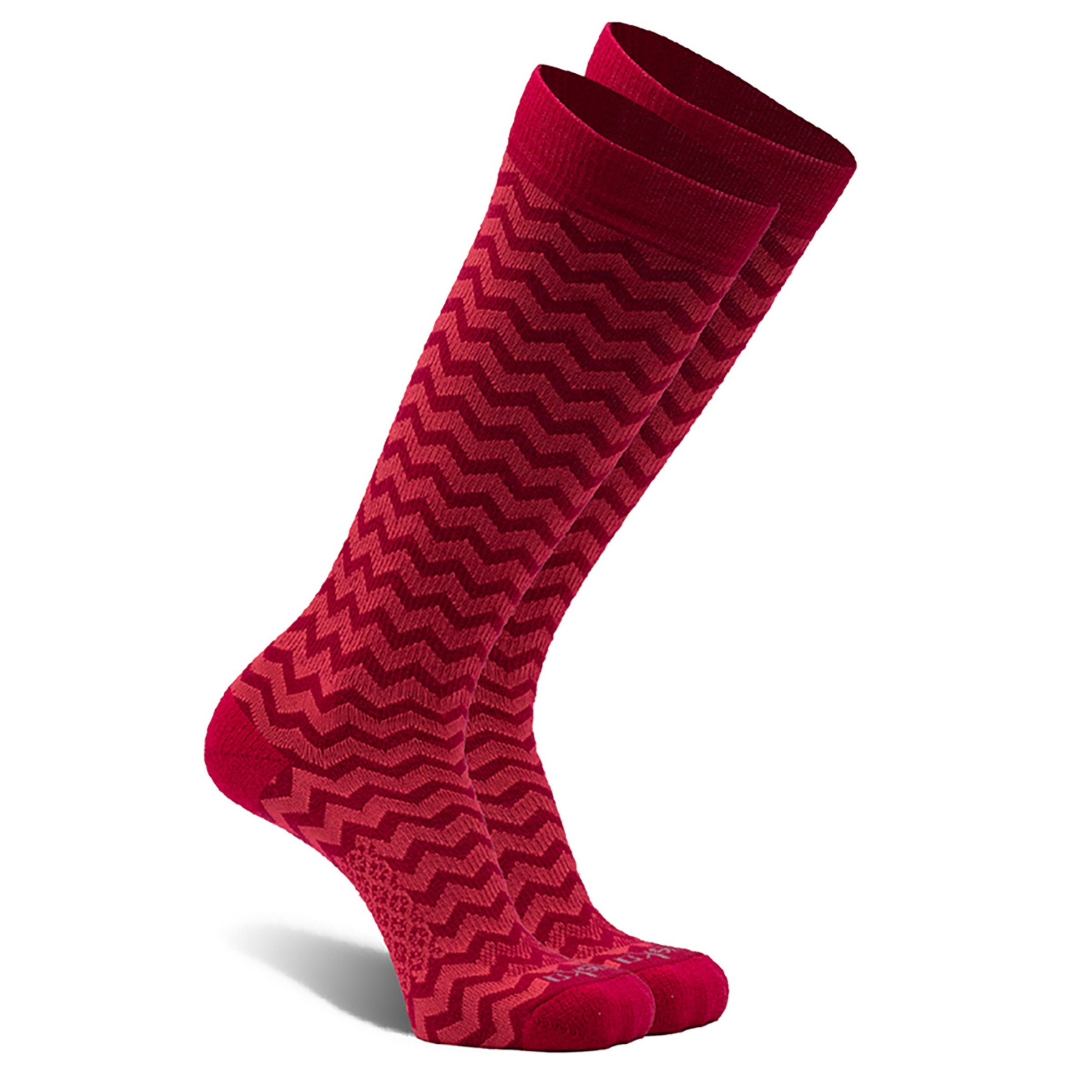 Zig Zag Coral Compression Socks for Circulation