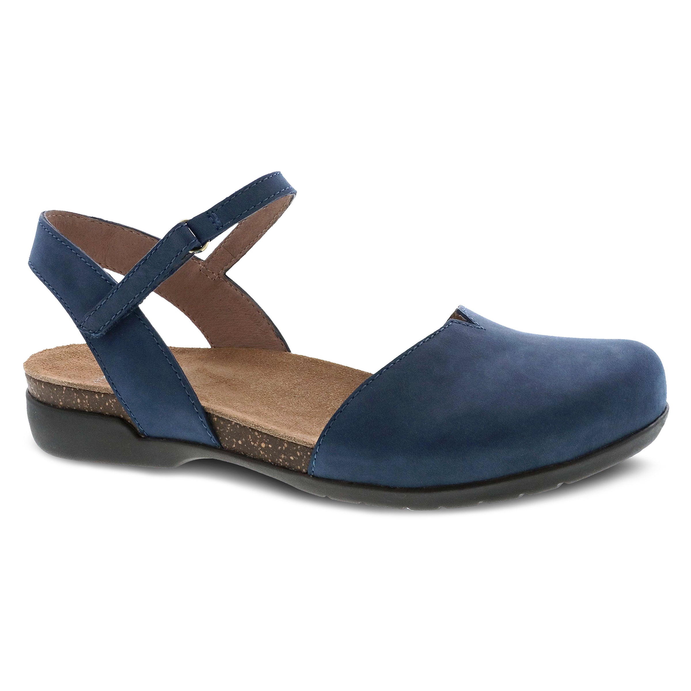Navy Milled Nubuck Leather by Rowan