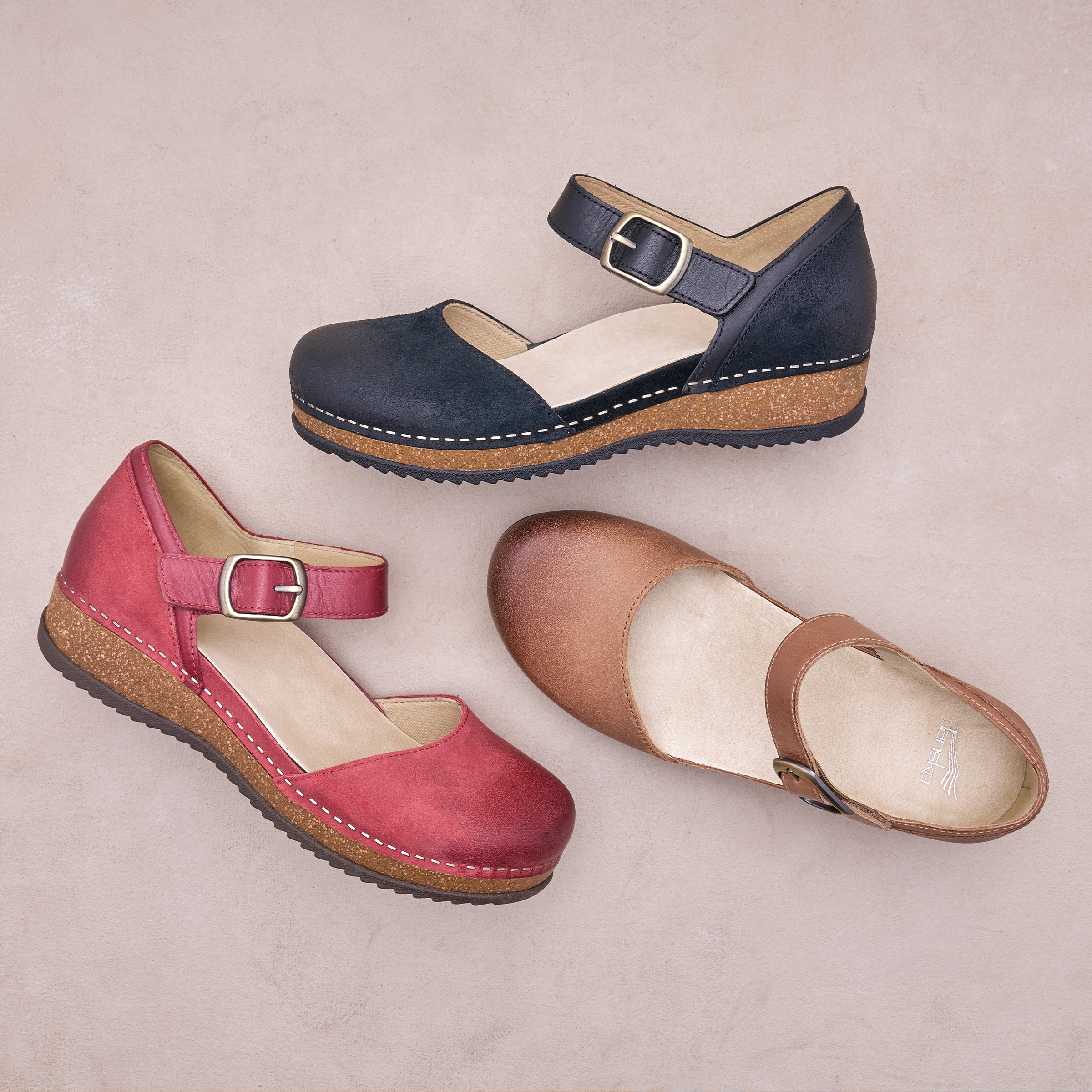 Burnished Suede Shoes by Mae Tan